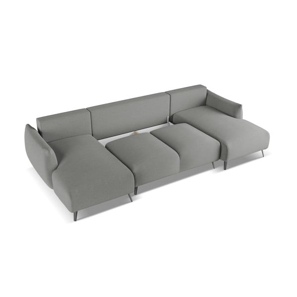 Svetlosivá rohová pohovka Malie – Makamii-image-3