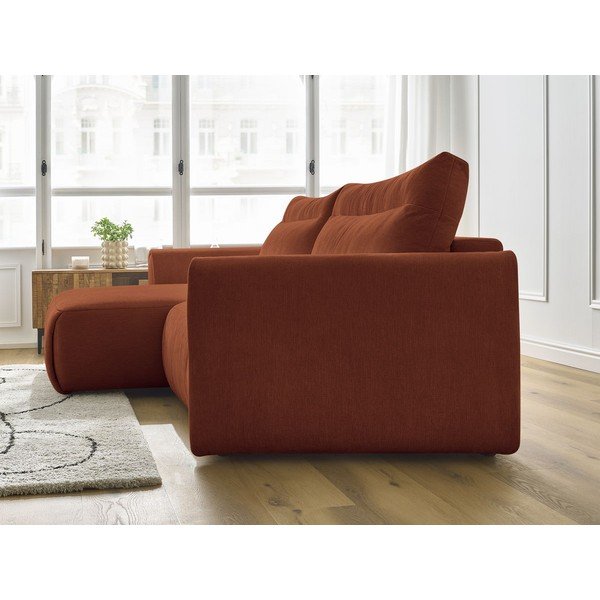 Oranžová rohová pohovka Aden – Bobochic Paris-image-1