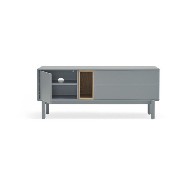 Modrý/sivý TV stolík 140x56 cm Corvo – Teulat-image-3