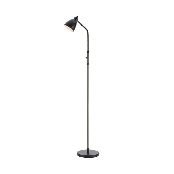 Matne čierna stojacia lampa s kovovým tienidlom (výška  143 cm) Story – Markslöjd