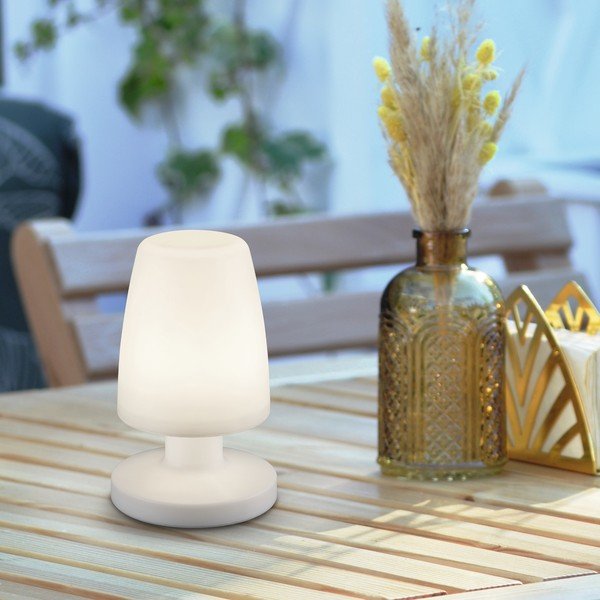 LED solárne vonkajšie svietidlo (výška 21 cm) Dora – Reality-image-2