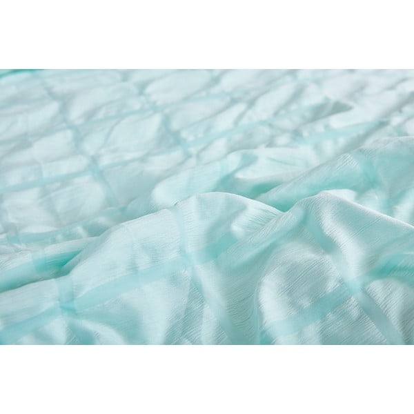 Krepové obliečky na jednolôžko v mentolovej farbe 140x200 cm Naomi – My House-image-3