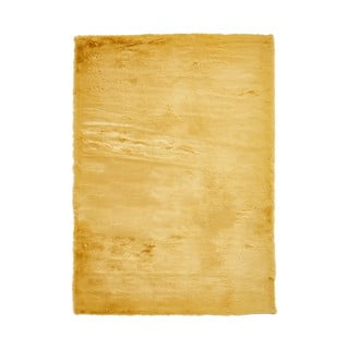 Žltý koberec Think Rugs Teddy, 80 x 150 cm