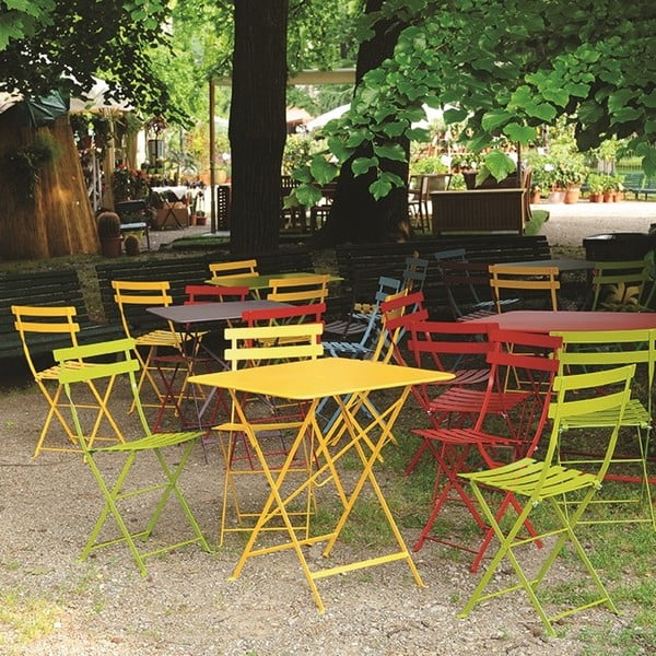 Sada 2 hnedých skladacích stoličiek Fermob Bistro-image-1