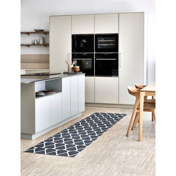 Tmavosivý vnútorný a vonkajší koberec 70x140 cm Otis Granit – Pappelina-image-1