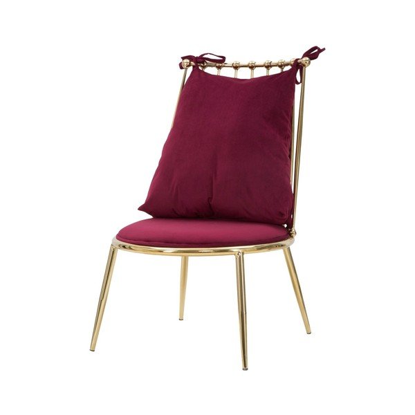 Červené kreslo Mauro Ferretti Glam Backy-image-2