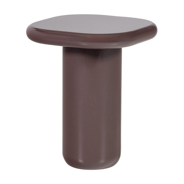 Lesklý odkladací stolík 50x50 cm Zava – WOOOD-image-2