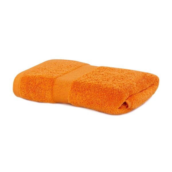 Oranžový uterák DecoKing Marina, 50 × 100 cm