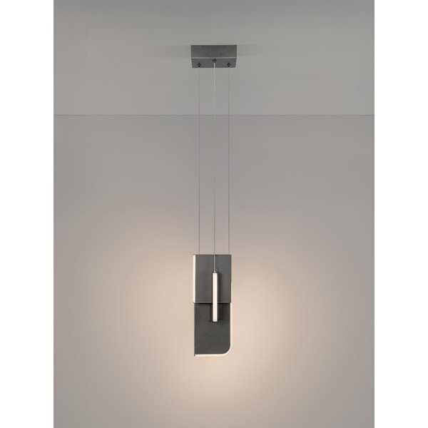 Svetlosivé kovové LED závesné svietidlo so stmievačom Totem – Nova Luce-image-4