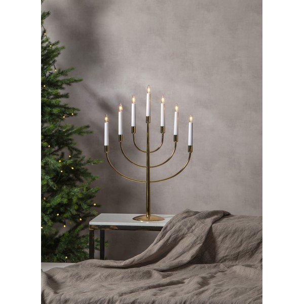 Vianočná svetelná dekorácia v zlatej farbe Titus – Star Trading-image-1