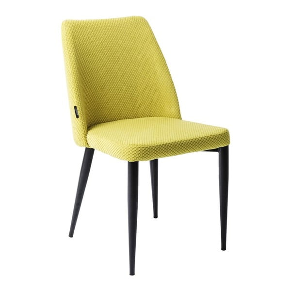 Žltá jedálenská stolička Kare Design Amalfi