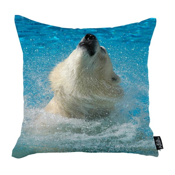 Obliečka na vankúš Apolena Polar Bear, 45 × 45 cm
