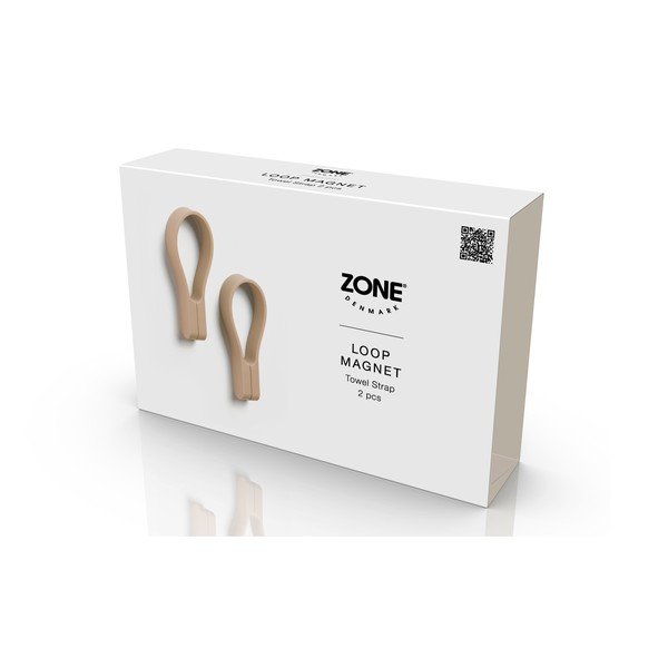 Béžové pútka v súprave 2 ks bez vŕtania Loop – Zone-image-3