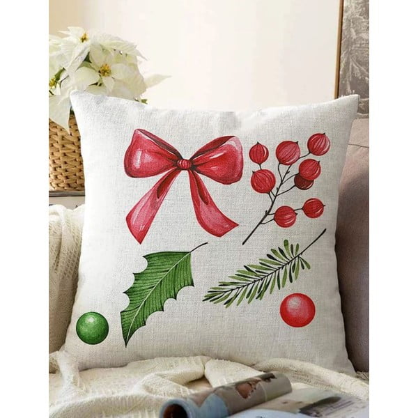 Obliečka na vankúš s vianočným motívom 43x43 cm – Mila Home