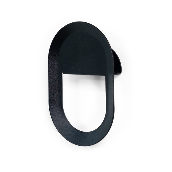 Čierny nástenný oceľový háčik Coucou – Spinder Design