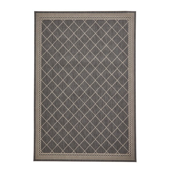 Tmavosivý koberec Think Rugs Cottage, 160 × 220 cm