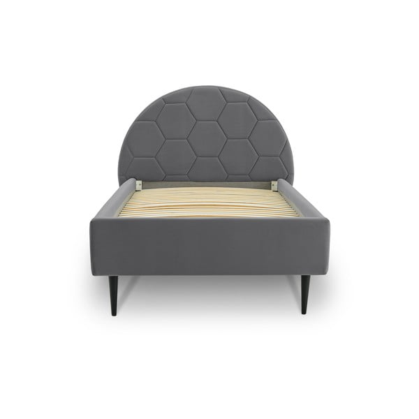 Sivá detská posteľ 120x200 cm Mercury – Scandic-image-3