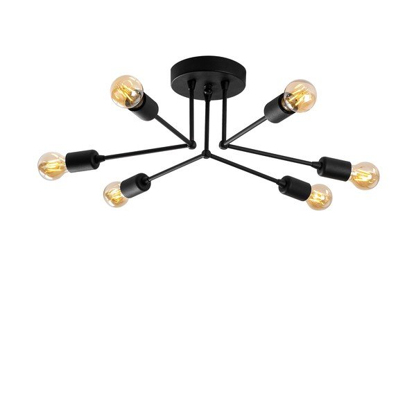 Čierne stropné svietidlo Sparrow – Opviq lights-image-2