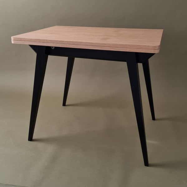 Rozkladací jedálenský stôl s doskou v dekore jaseňového dreva 65x90 cm Envelope – Ragaba-image-3