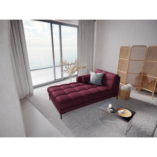 Tmavočervená leňoška Cosmopolitan Design Bali, ľavý roh-image-4