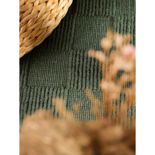 Tmavozelený ručne tkaný vlnený koberec 200x300 cm Scala – Villeroy&Boch-image-4