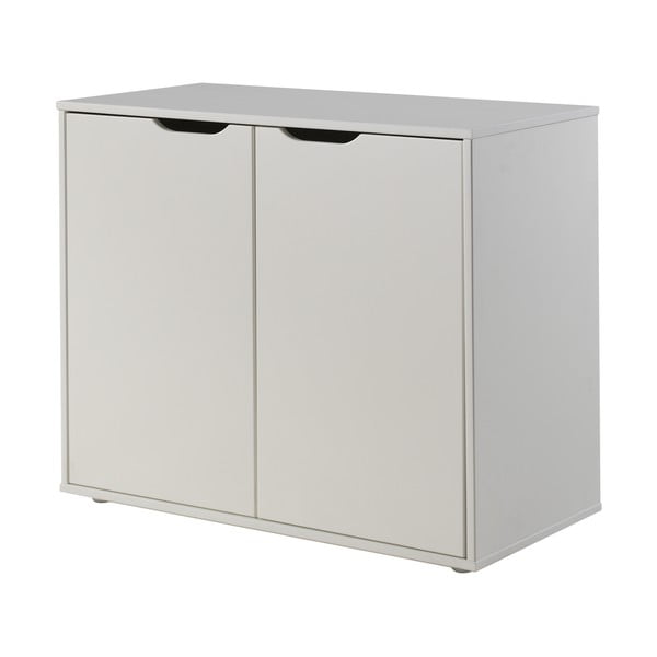 Biela úložná skrinka Vipack Pino