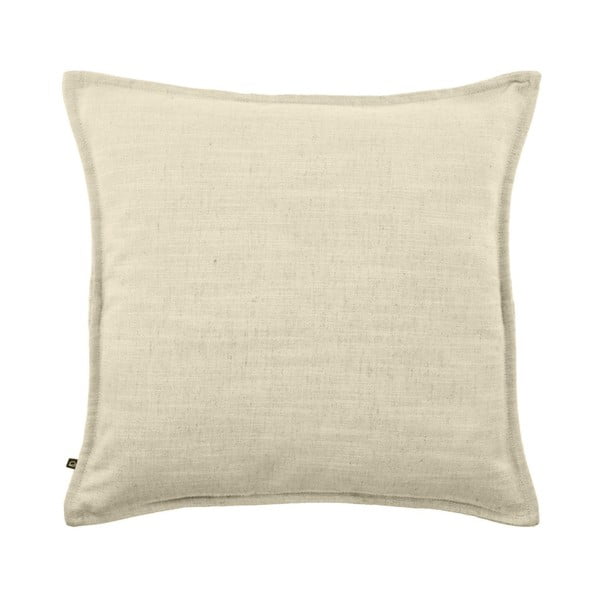 Obliečka na vankúš s prímesou ľanu 45x45 cm Blok – Kave Home
