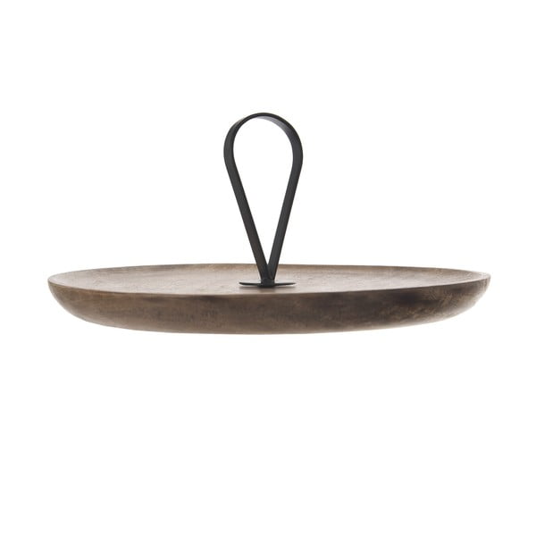 Servírovací drevený podnos ø 30 cm Mango – Orion-image-2