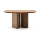 Okrúhly jedálenský stôl s doskou v dekore orechového dreva ø 150 cm Nealy – Kave Home