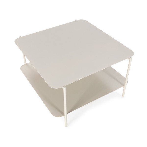 Krémovobiely kovový konferenčný stolík 70x73 cm Beatrix – MOME-image-4