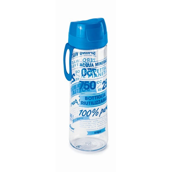 Bielo-modrá fľaša na vodu Snips, 0,75 l-image-3