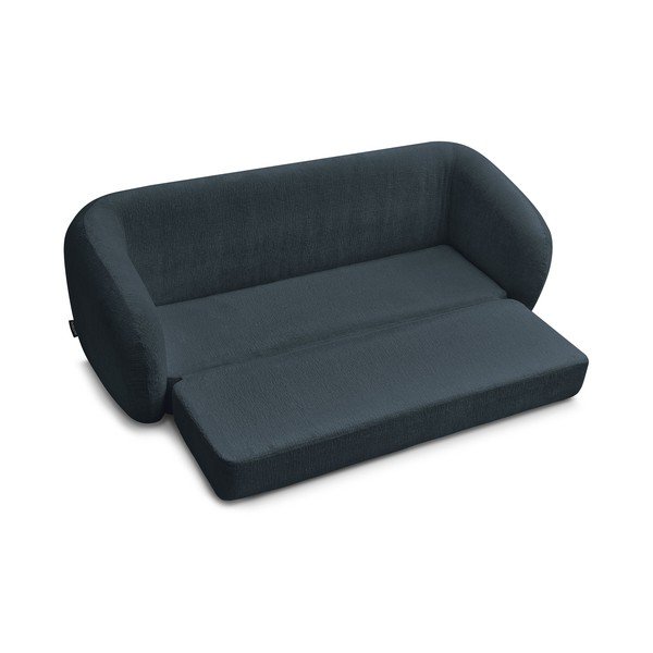 Tmavomodrá ženilková rozkladacia pohovka 228 cm Neyo – Bobochic Paris-image-4