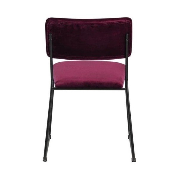 Jedálenská stolička vo farbe bordó Actona Cornelia-image-3