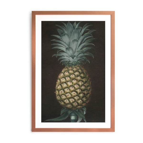 Obraz v ráme Velvet Atelier Ananas, 60 × 40 cm