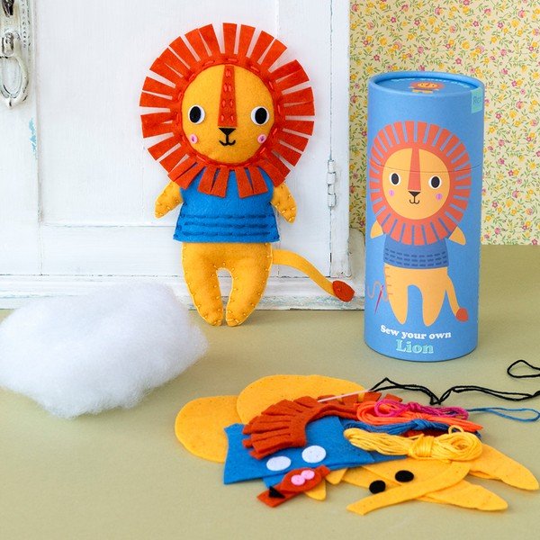 Kreatívna súprava Sew Your Own Lion – Rex London-image-1