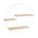 Biela prírodná poschodová polica z masívu pavlovnie - Casa Selección