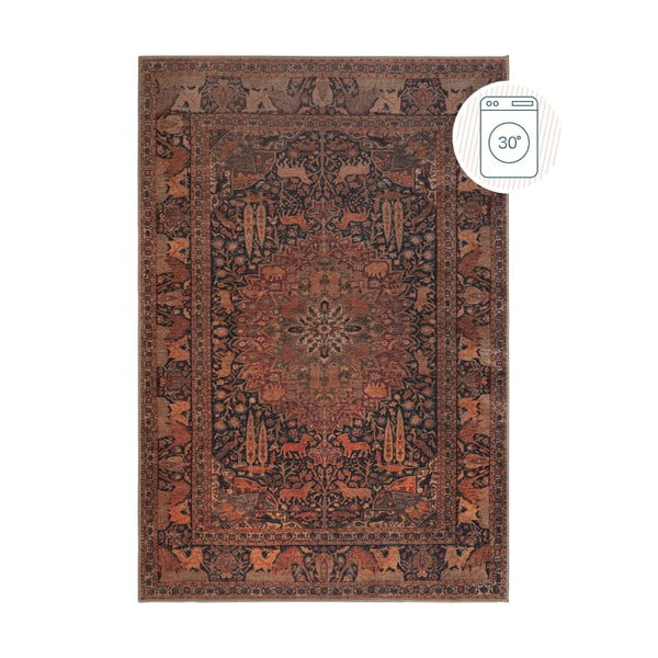 Vínovočervený prateľný koberec 190x290 cm Nico Global – Flair Rugs