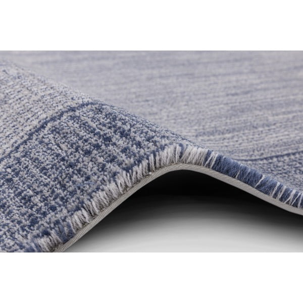 Tmavomodrý vlnený koberec 200x300 cm Linea – Agnella-image-2