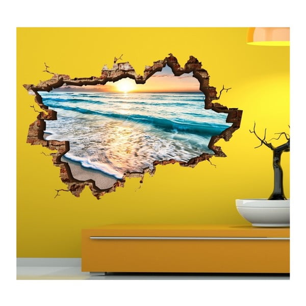 Nástenná samolepka 3D Art Lien, 135 × 90 cm