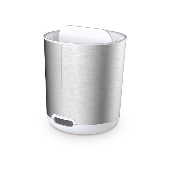 Téglik na zubné kefky z nehrdzavejúcej ocele v striebornej farbe Duo Steel – Joseph Joseph-image-3