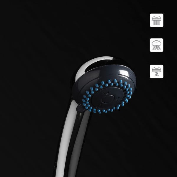 Sprchová hlavica s hadicou ø 7 cm Hydro – douceur d'intérieur-image-4