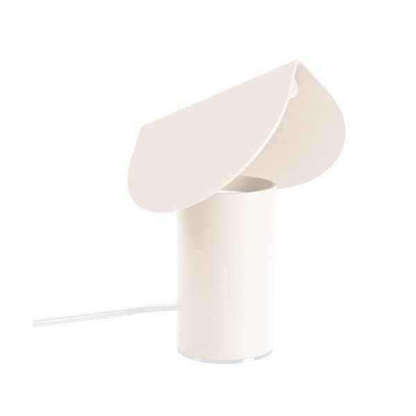 Béžová hliníková LED stolová lampa (výška  15 cm) BISCUIT – Thoro