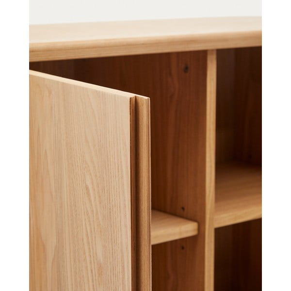 Skrinka v dekore jaseňa v prírodnej farbe 100x134x40 cm Salaya – Kave Home-image-4