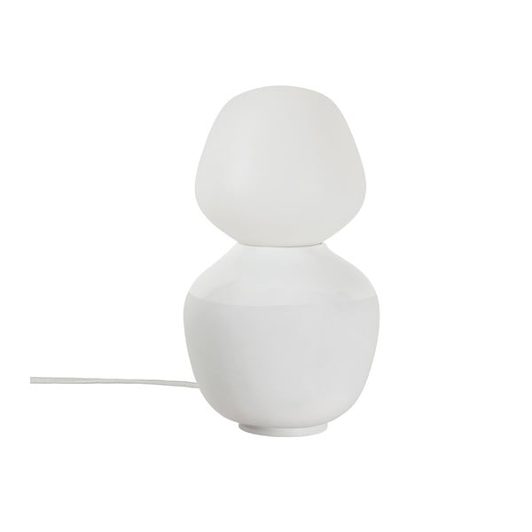 Biela stmievateľná stolová lampa (výška 26 cm) Reflection – tala