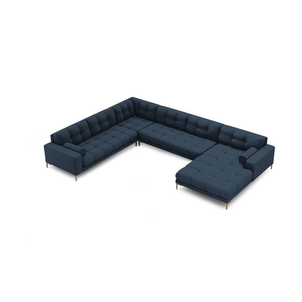 Modrá rohová pohovka (ľavý roh) Bali – Cosmopolitan Design-image-4