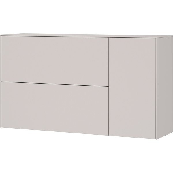 Krémová závesná skrinka na topánky 137x78x41 cm – Germania