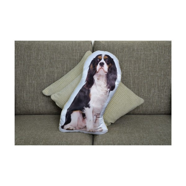 Vankúšik Adorable Cushions čierno-biely kavalierik-image-1