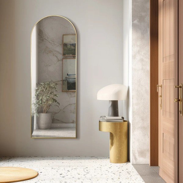 Nástenné/stojacie zrkadlo 50x140 cm Aurea – Styler-image-2
