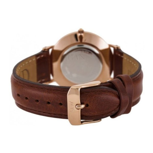 Dámske hodinky s koženým remienkom a ciferníkom ružovozlatej farby Daniel Wellington St Mawes, ⌀ 34 mm-image-1