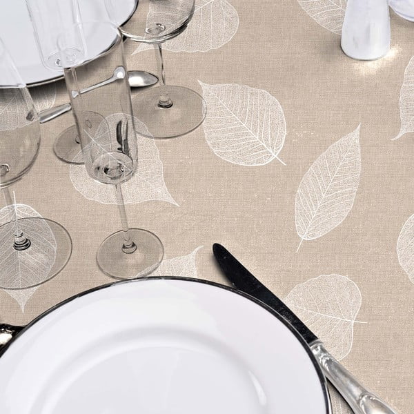 Umývateľný obrus ø 160 cm Feuillys – douceur d'intérieur-image-1